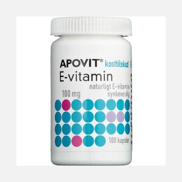 ApovitE-vitamin 100 mg 100 stk.