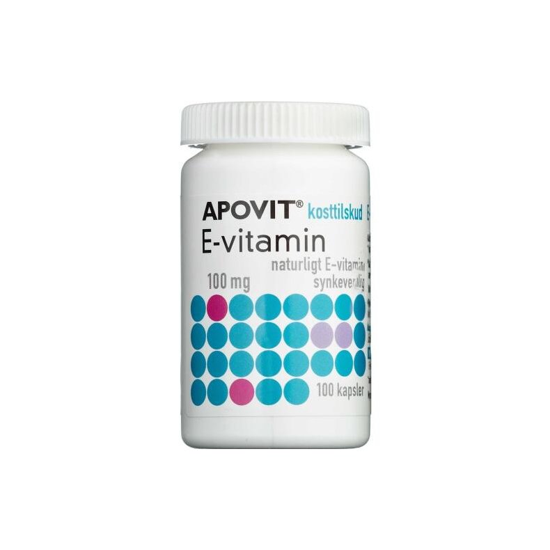 ApovitE-vitamin 100 mg 100 stk.