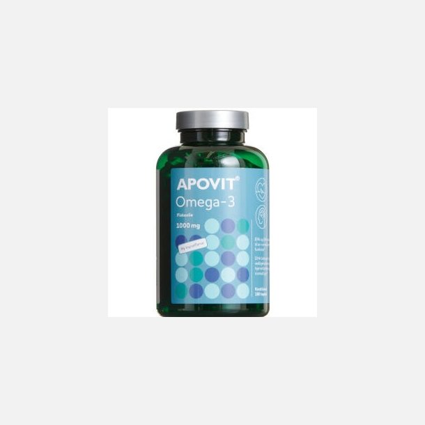 Apovit omega-3 kapsler 1000mg 180.stk