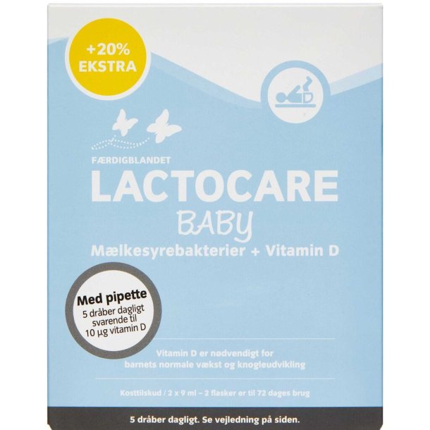 Lactocare baby 20%EKSTRA, 2*9ml