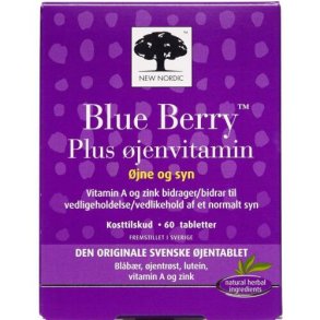 Blue Berry Plus 60 tabletter - New Nordic