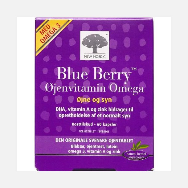 Blue Berry Omega 60 kapsler - New Nordic