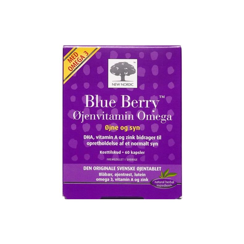 Blue Berry Omega 60 kapsler - New Nordic