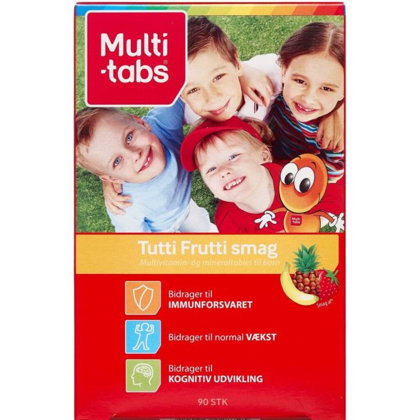Multi-tabs Brn - Tuttifrutti 90 tyggetabletter