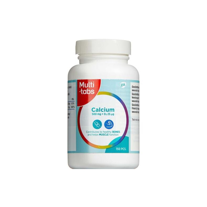 Multi-tabs Calcium 500 mg +D3 mikg 150 stk