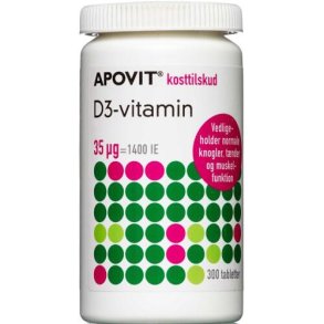 ApovitD3-vitamin 35 mikg. 300 stk.