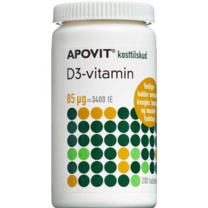 ApovitD3-vitamin 85 mikg 200 stk.