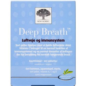Deep Breath 60 tabletter - New Nordic