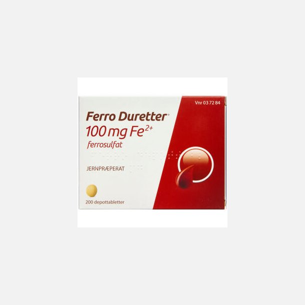 FERRO DURETTER DPTB 100 MG