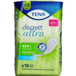  Tena Discreet Ultra Pad Normal 16.stk