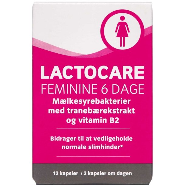 Lactocare Feminine 6 dage - 12 kapsler