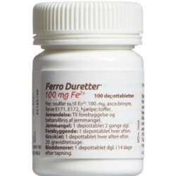 FERRO DURETTER DPTB 100 MG
