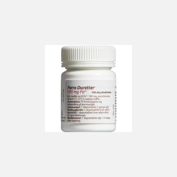 FERRO DURETTER DPTB 100 MG