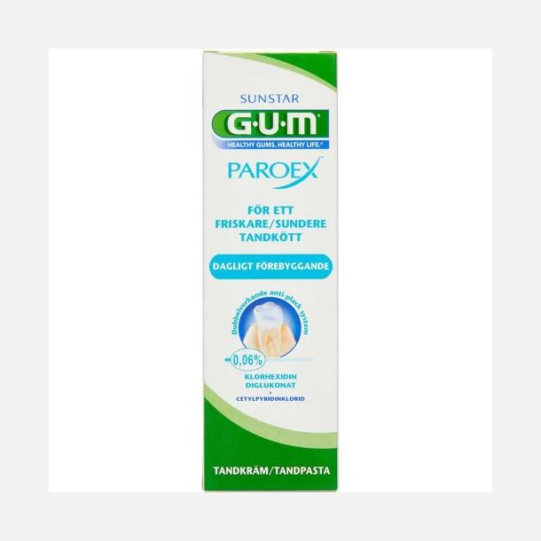 GUM Paroex Klorhexidin Tandpasta 0,06 % 75 ml