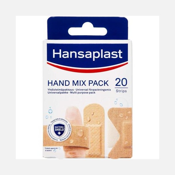 Hansaplast Hand Mix Pack 20 stk.