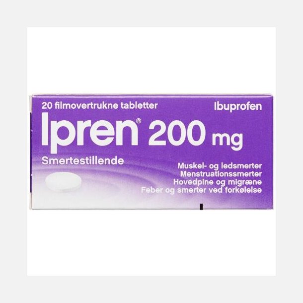 Iprenfilmovertrukne tabletter 20 STK