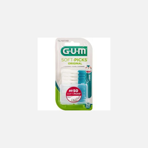 GUM SOFTPICKS LARGE M/ETUI 50 ST