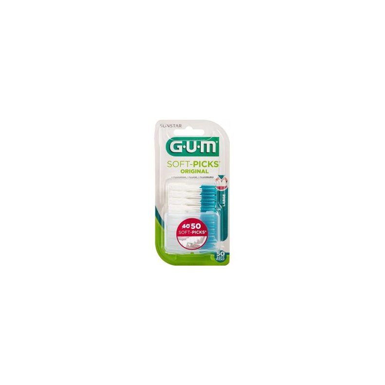 GUM SOFTPICKS LARGE M/ETUI 50 ST