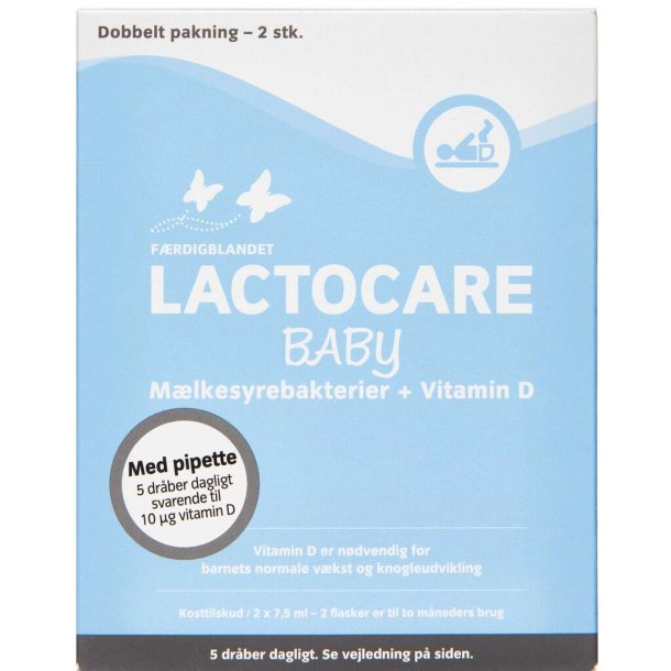 Lactocare Baby drops, 2*7,5ml