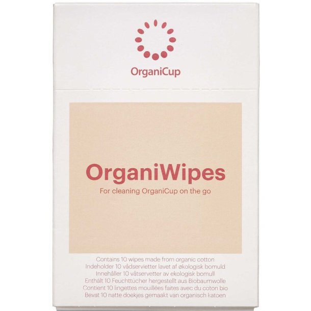 OrganiWipes spritservietter 10 stk.