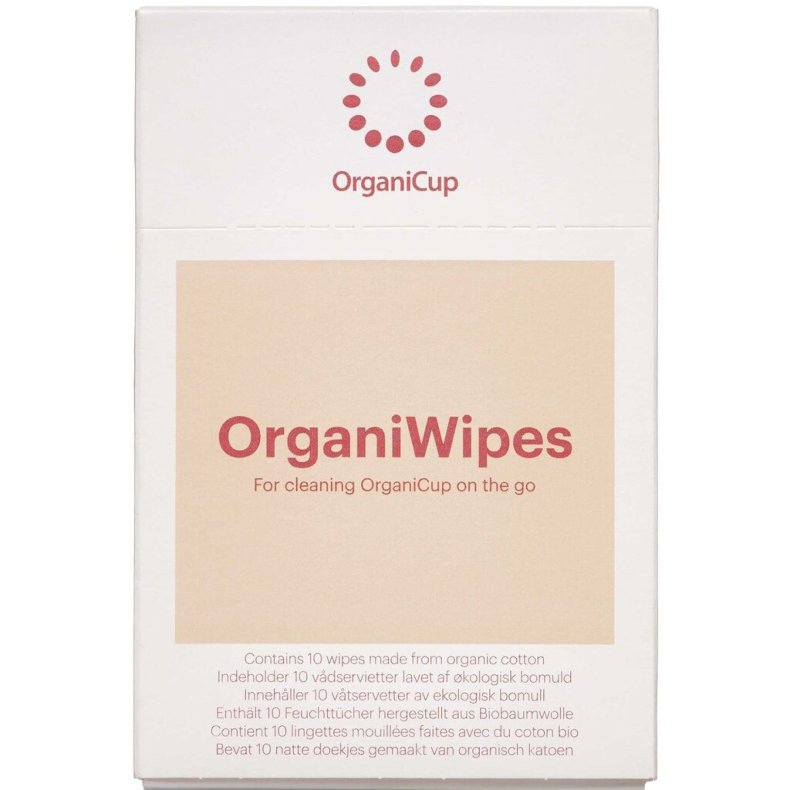 OrganiWipes spritservietter 10 stk.