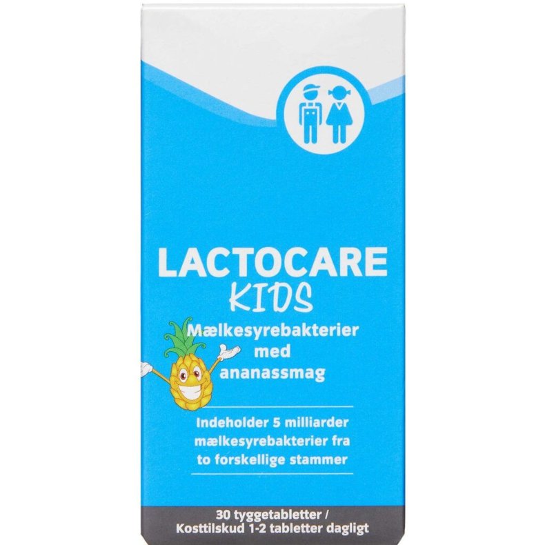 Lactocare Kids 30 tyggetabletter