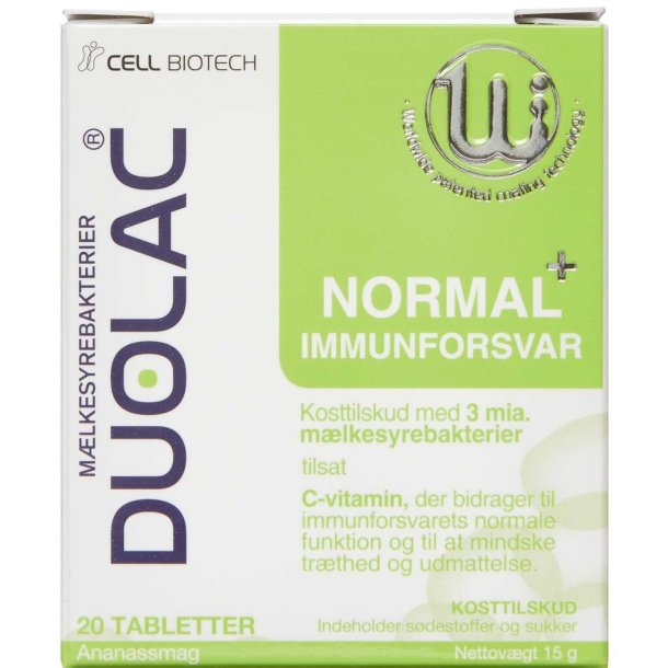 Duolac Normal+ immunforsvar 20stk