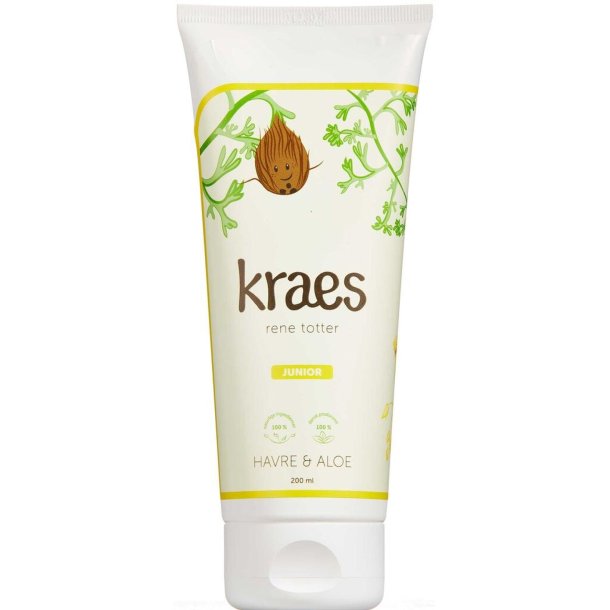 Kraes rene totter shampoo junior med havre og aloe, u/parfume 200 ml
