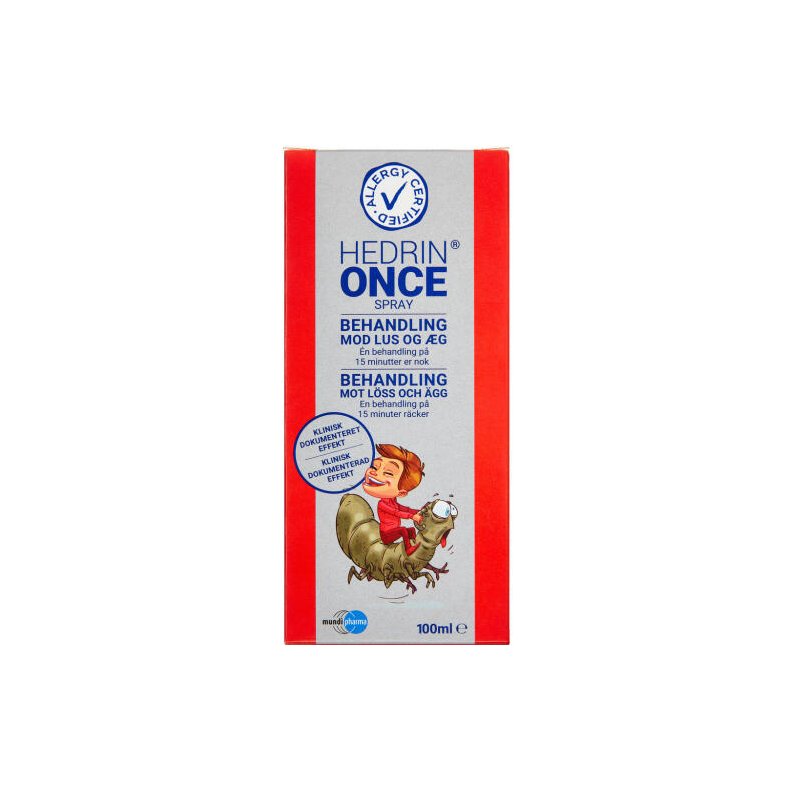 Hedrin Once Spray Gel 100 ml