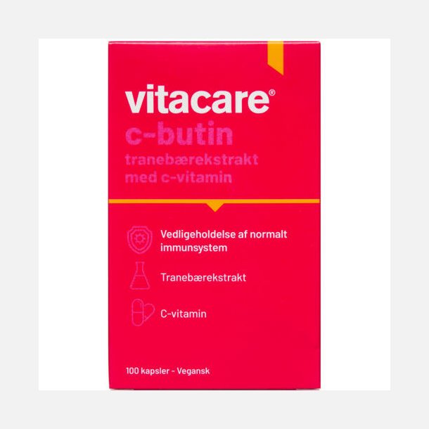 VitaCare C-butin Tranebr 100 kapsler