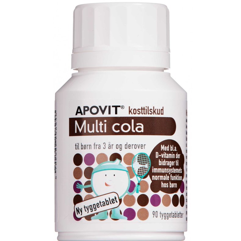 Apovit Multi Brn - Cola 90 tyggetabletter