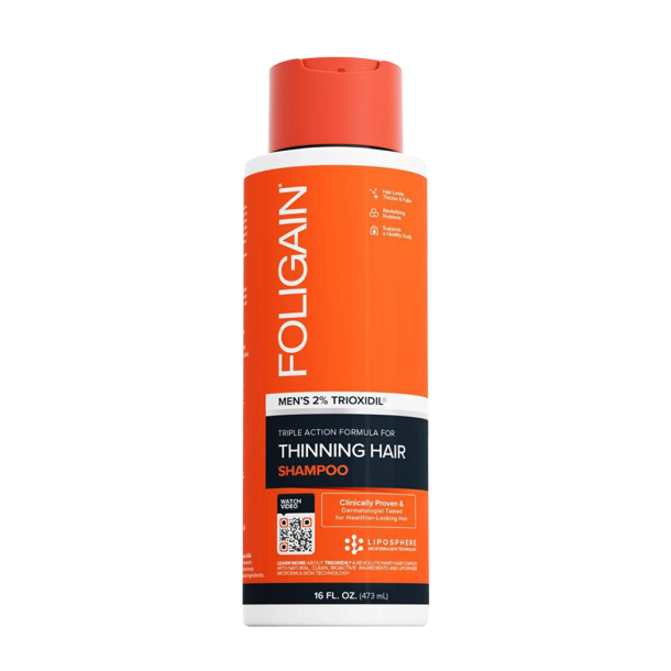 Foligain Triple Action shampoo til m�nd 473 ml