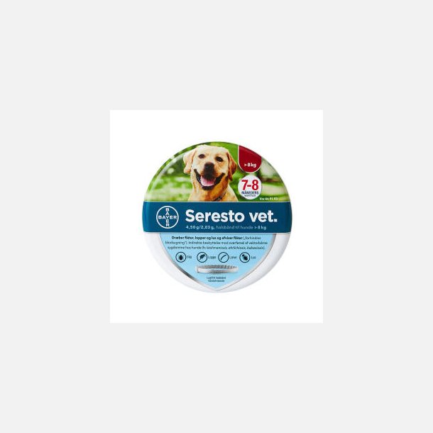 SERESTO VET TIL HUND OVER 8KG 1 HALSBND