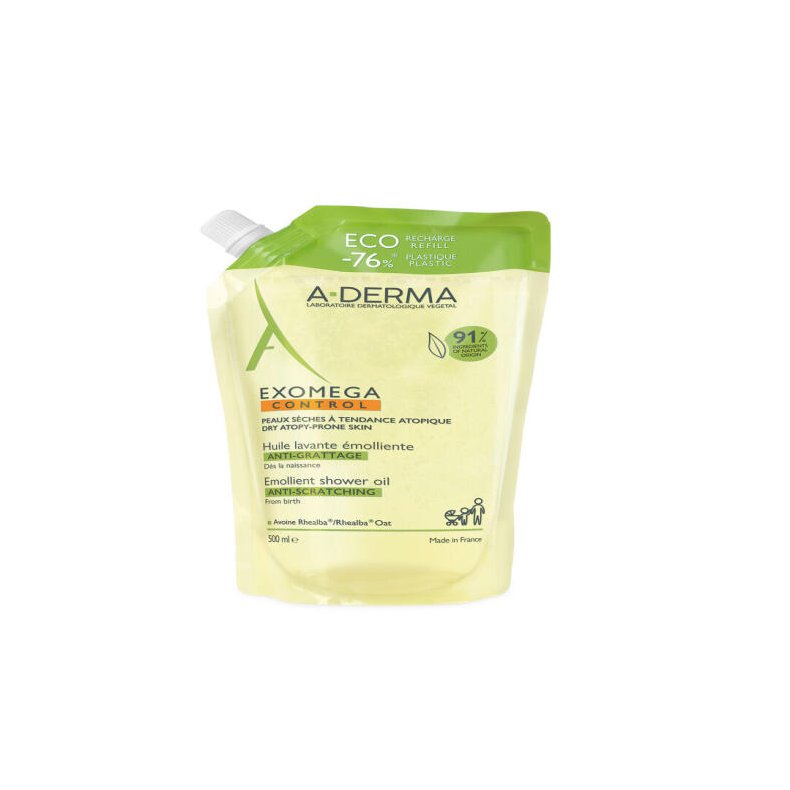 A-DermaExomega Cont Shower Oil Refill 500 ml