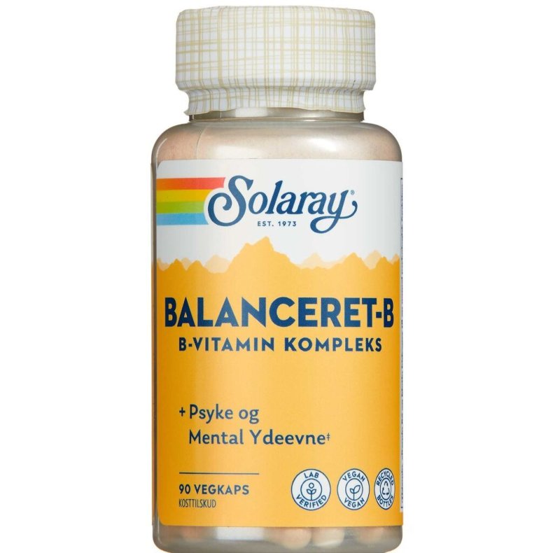 Solaray Balanceret B 90 kapsler