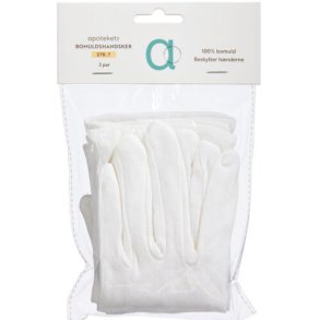 Apotekets Bomuldshandsker str. 7 2 Par