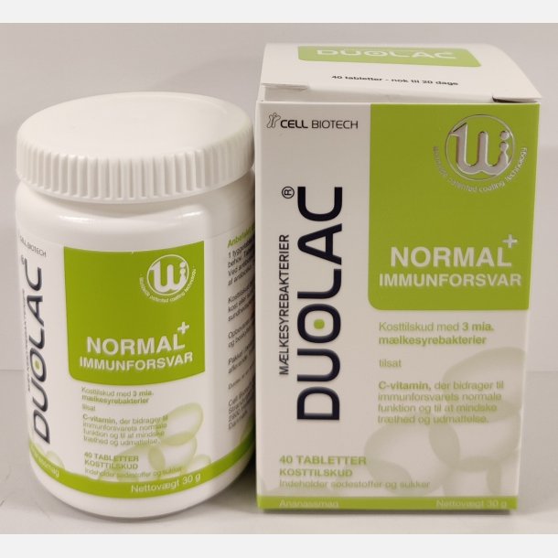 Duolac, Normal+ Immunforsvar 40 kapsler
