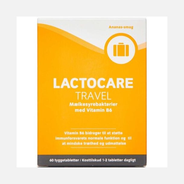 Lactocare Travel 60 tyggetabletter