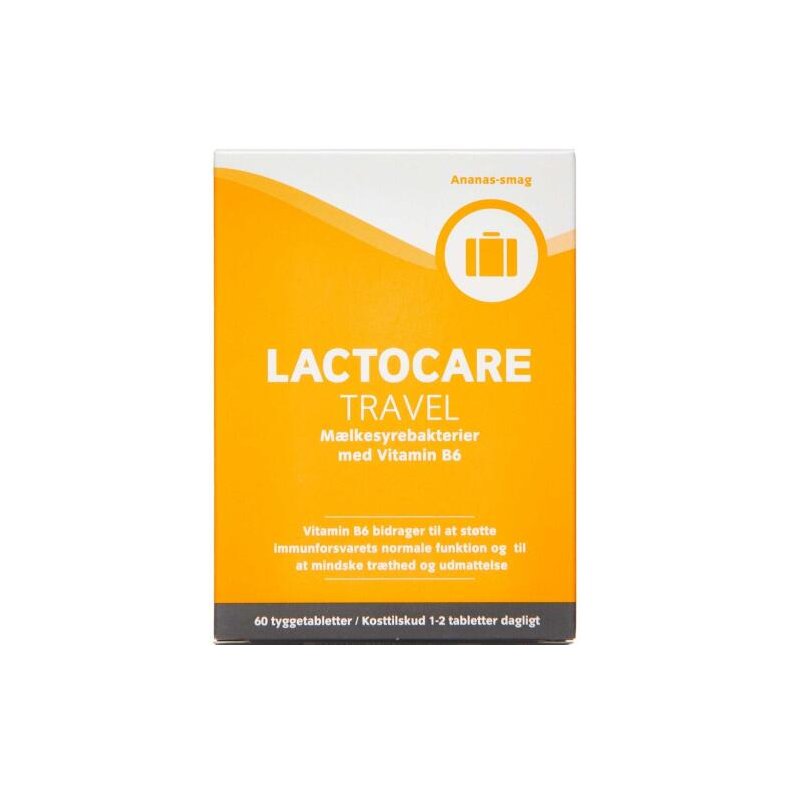 Lactocare Travel 60 tyggetabletter