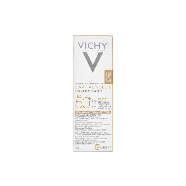 Vichy Capital Soleil UV-Age Solcreme til ansigt SPF50+ 40 ml